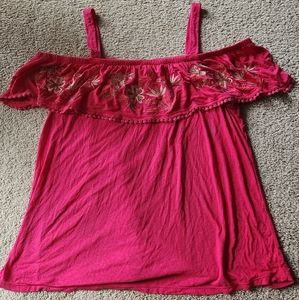 Off The Shoulder Floral Top